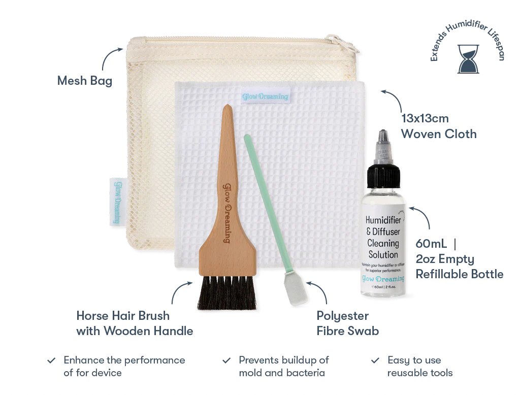 Glow Humidifier & Diffuser Cleaning Kit